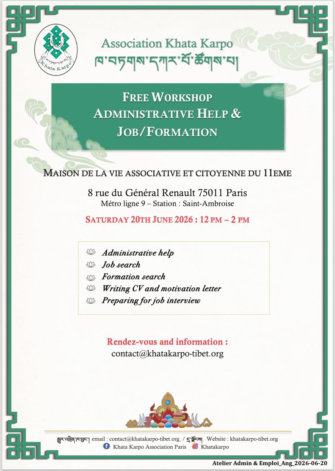 Free Workshop 