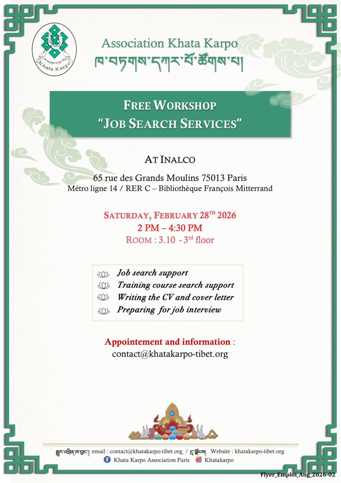 KHATA KARPO accompagnement february 2026