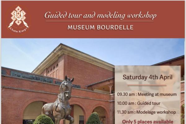 Guided tour and modeling workshop at Museum BOURDELLE- 4th April 2026