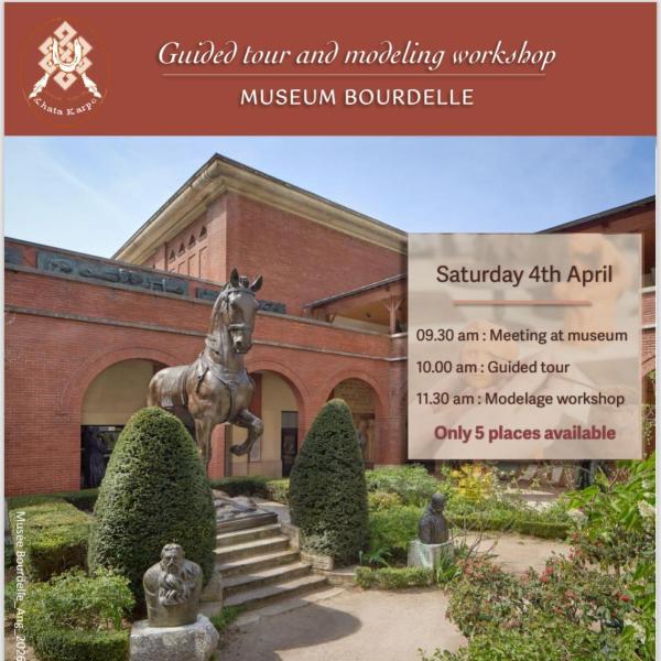 Guided tour and modeling workshop at Museum BOURDELLE - 4th April 2026