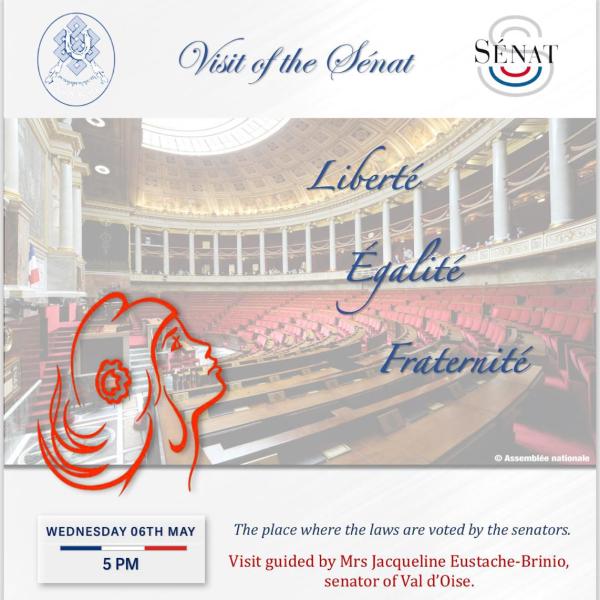 Visit guided of the Senat - Wednesday 6th may -5pm