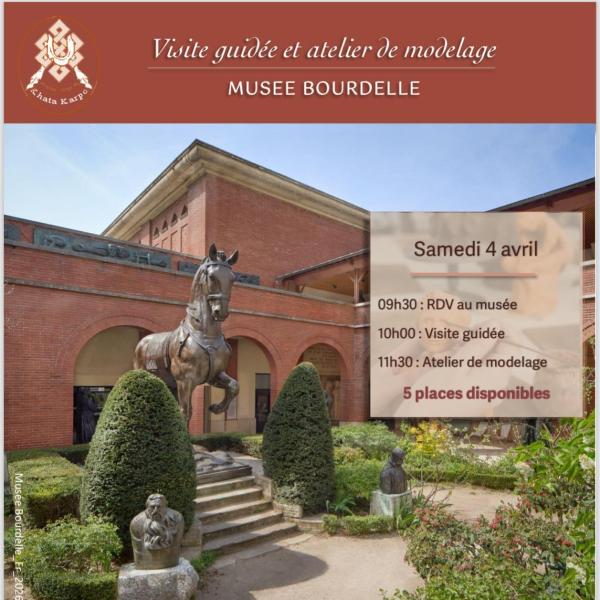 Visite guidée et modelage au Musée BOURDELLE